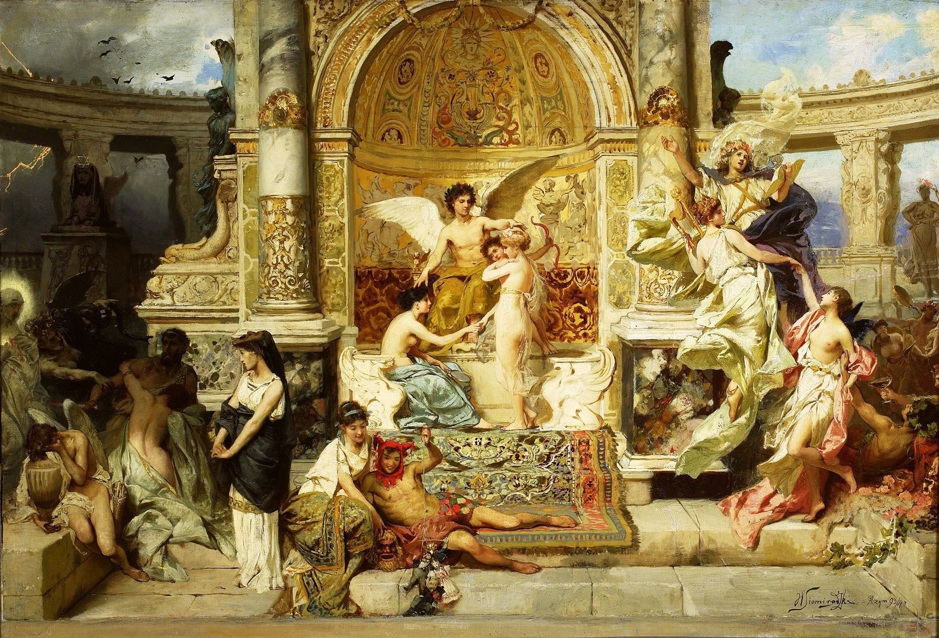 Curtain design for the Juliusz Słowacki Theatre in Kraków